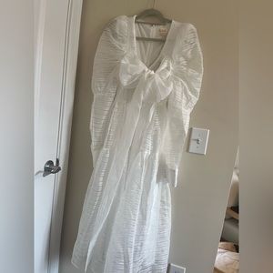 NWT puff sleeve maxi dress
